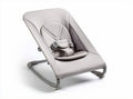 Baby bouncer seat with adjustable harness and soft fabric in light gray 70 x 50 x 90cm